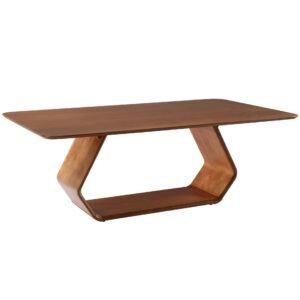 Mesa de Jantar Alberta 220x110cm toda madeira pinhão